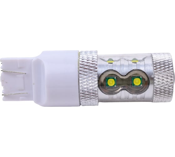 Автолампа диод SKYWAY T20 W21/5W 10 SMD диодов 1-контурная белая S08201199