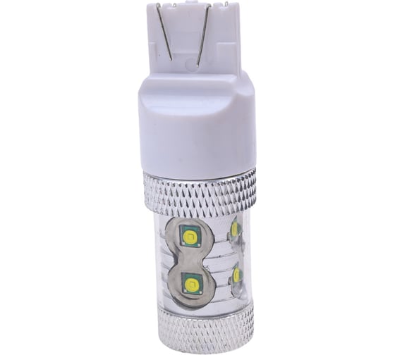 Автолампа диод SKYWAY T20 W21/5W 10 SMD диодов 1-контурная белая S08201199