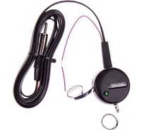 Активная внутрисалонная антенна SKYWAY BETA круглая, тонкое полотно, два уса, кабель 2.2м, черный S00203002