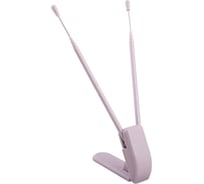 Декоративная антенна SKYWAY 18.5 см, два уса с регулируемым наклоном, серая S00201007