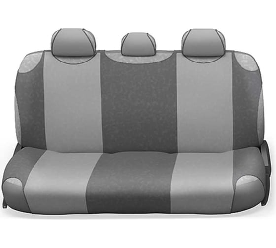 Авточехлы-майки AUTOPROFI COMFORT, анатом. поддержка, велюр, 9 предм. т.сер./св.серый COM-905T D.GY/L.GY