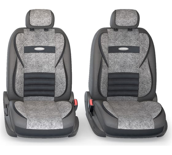 Авточехлы AUTOPROFI MULTI COMFORT мультиконтурные, 5 ортопед. поддержек, велюр+формованный велюр, 11 предм., карман, 6 молниий, черн./т.серый, разм. М MLT-1105 BK/D.GY (M)