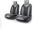 Авточехлы-трансформеры AUTOPROFI MATRIX, велюр, 6 предм., карман, липучки, широкие резинки, AIRBAG, передний ряд чёрн./т.серый TRS/MTX-001 BK/D.GY 1