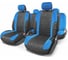 Авточехлы AUTOPROFI TRIAL, имитация кожи + алькантара, 11 предм., карман, 6 молний, AIRBAG чёрн./синий, разм. М TRL-1105 BK/BL (M) 1