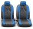 Авточехлы AUTOPROFI TRIAL, имитация кожи + алькантара, 11 предм., карман, 6 молний, AIRBAG чёрн./синий, разм. М TRL-1105 BK/BL (M) 2