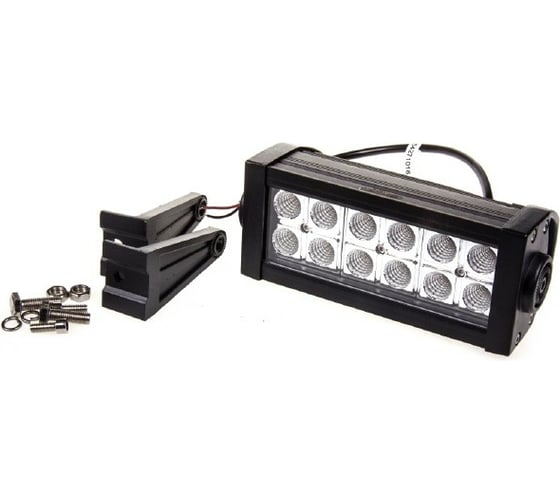 Прямоугольная светодиодная фара SKYWAY OFF ROAD 12V/24V 36W 6000К 12 диодов ближний свет S07201054