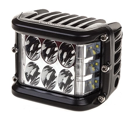 Прямоугольная светодиодная фара SKYWAY OFF ROAD 12V/24V 36W 6000К 12 диодов S07201065