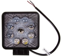 Светодиодная фара SKYWAY OFF ROAD квадратная 12V/24V 27W 6000К 9 диодов, дальний свет S08401009