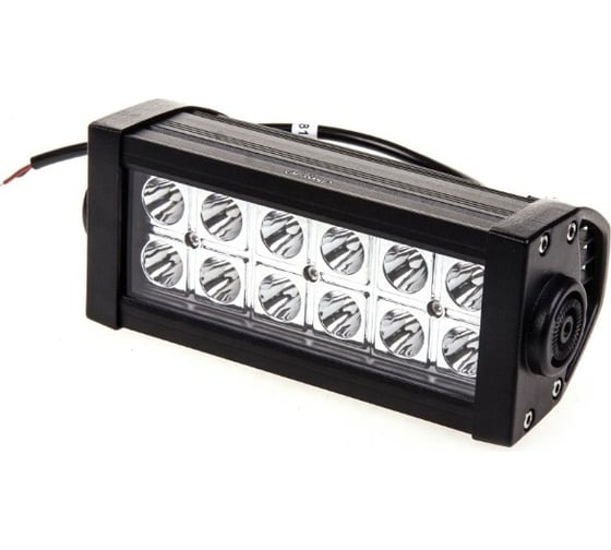 Прямоугольная светодиодная фара SKYWAY OFF ROAD 12V/24V 36W 6000К 12 диодов дальний свет S07201053