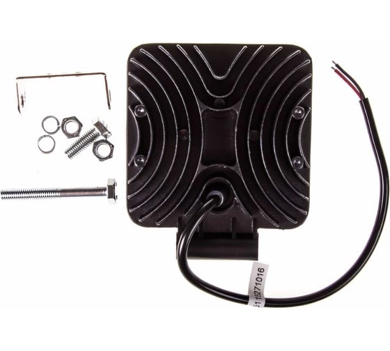 Светодиодная фара SKYWAY OFF ROAD квадратная 12V/24V 27W 6000К 9 диодов, дальний свет S07201012