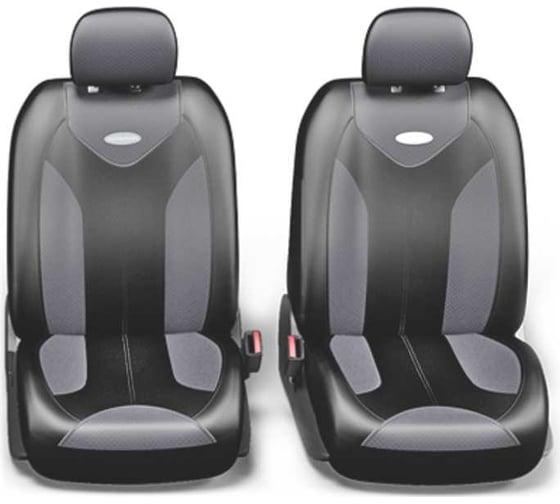 Авточехлы AUTOPROFI MATRIX искусствен. кожа, 11 предм., карман, 3 молнии, черн./т.серый MTX-1105 G TRS BK/D.GY