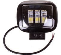 Светодиодная фара SKYWAY OFF ROAD квадратная 12V/24V 30W 6000K 3 диода, дальний свет S08401037