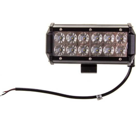 Прямоугольная светодиодная фара SKYWAY OFF ROAD 12V/24V 36W 6000K 12 диодов S08401023