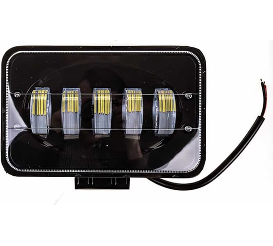 Прямоугольная светодиодная фара SKYWAY OFF ROAD 12V/24V 50W 6000К 5 диодов дальний свет S07201067