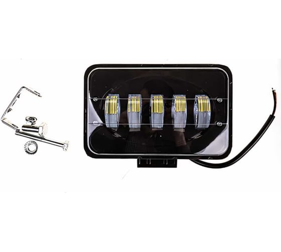 Прямоугольная светодиодная фара SKYWAY OFF ROAD 12V/24V 50W 6000К 5 диодов дальний свет S07201067