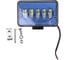 Прямоугольная светодиодная фара SKYWAY OFF ROAD 12V/24V 51W 6000К 5 диодов дальний свет S07201068 4