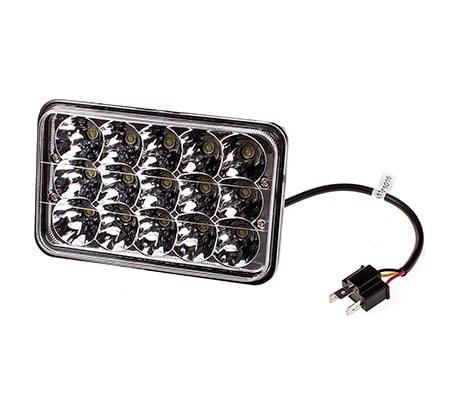 Прямоугольная светодиодная фара SKYWAY OFF ROAD 12V/24V 45W 6000К 15 диодов Combo свет S08401047