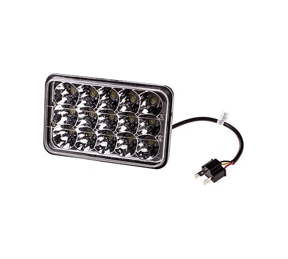 Прямоугольная светодиодная фара SKYWAY OFF ROAD 12V/24V 45W 6000К 15 диодов Combo свет S08401047 1
