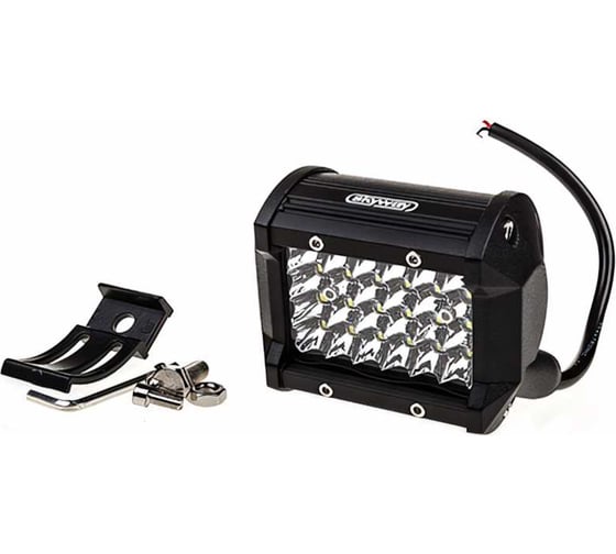 Прямоугольная светодиодная фара SKYWAY OFF ROAD 12V/24V 72W 6000К 24 диода ближний свет S07201058