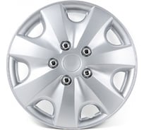 Колпаки на колёса AUTOPROFI ABS пластик, регулировочный обод для разн. типов дисков, компл. из 4 шт., цветн. коробка металлик, разм. 13" (325мм), WC-1115 SILVER (13)
