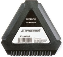 Скребок для снега AUTOPROFI пластиковый, треугольный, черный SC-1010 BK