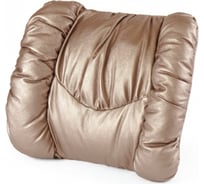 Подушка для упора спины AUTOPROFI LEX материал PU кожа с отливом, наполнитель синтепон, золотой LEX-1121 GOLD