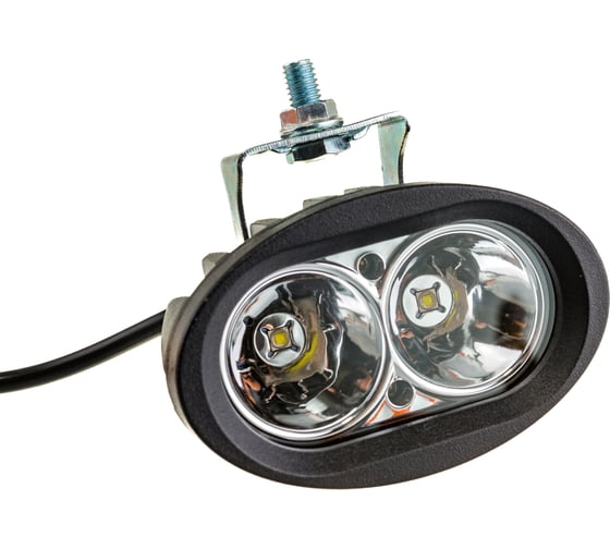 Светодиодная фара SKYWAY OFF ROAD овальная 12V/24V 20W 6000К, дальний свет S07201050