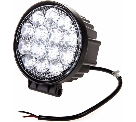 Светодиодная фара SKYWAY OFF ROAD круглая 12V/24V 42W 6000K, ближний свет S07201020 1