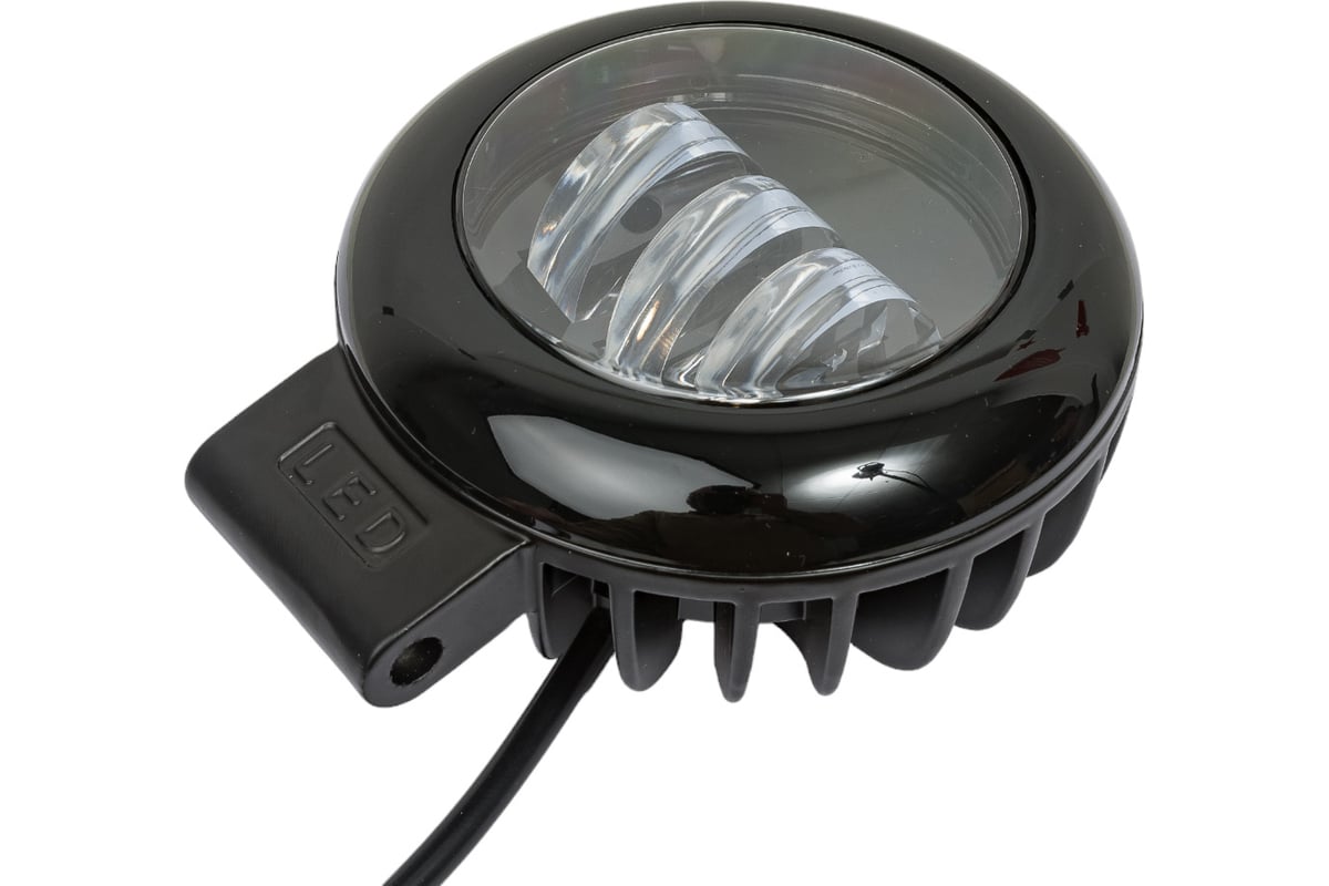 Светодиодная фара SKYWAY OFF ROAD круглая 12V/24V 30W 6000K, дальний ...