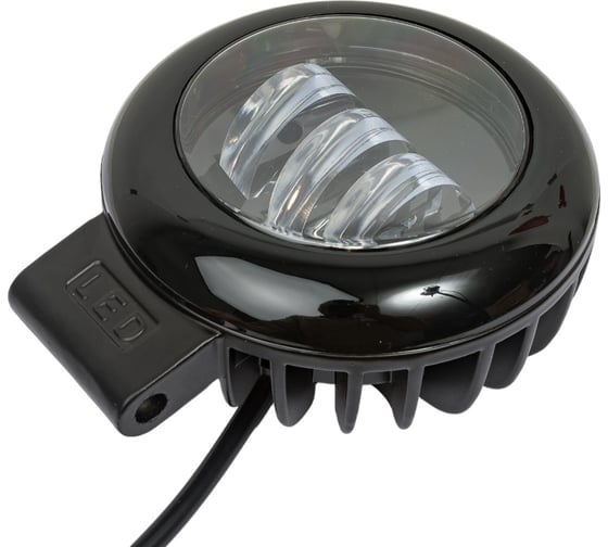 Светодиодная фара SKYWAY OFF ROAD круглая 12V/24V 30W 6000K, дальний свет S08401038