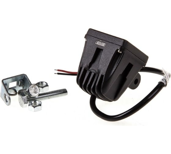 Светодиодная фара SKYWAY OFF ROAD прямоугольная 12V/24V 10W 6000К 1 диод дальний свет S08401026