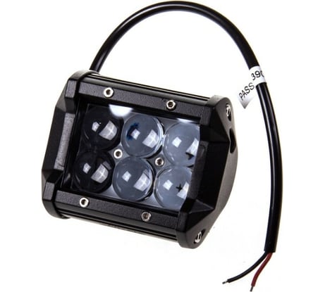 Светодиодная фара SKYWAY OFF ROAD прямоугольная 12V/24V 18W 6000К 6 диодов дальний свет S07201032
