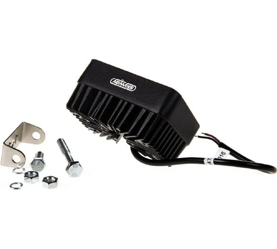 Светодиодная фара SKYWAY OFF ROAD прямоугольная 12V/24V 18W 6000К 6 диодов дальний свет S07201035