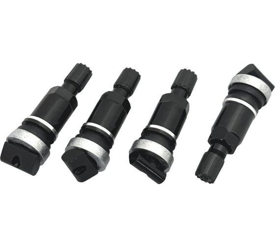 Комплект вентилей NORM 4шт., под датчик, черные TPMS-11B 1