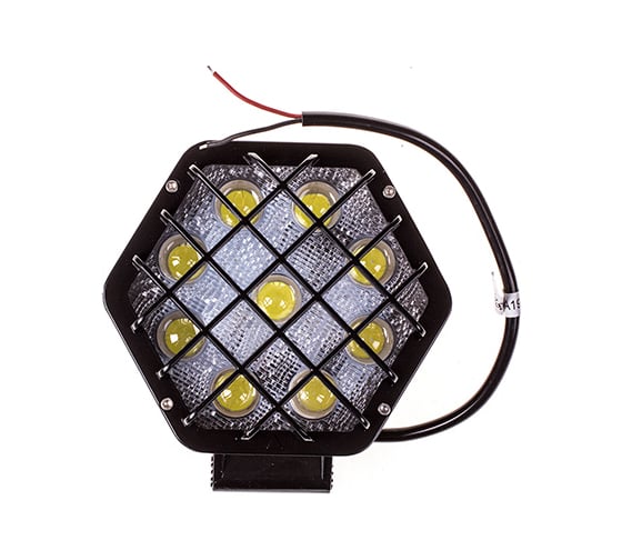 Ромбическая светодиодная фара SKYWAY OFF ROAD 12V/24V 36W 6000К 9 диодов дальний свет S08401039