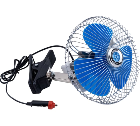 Вентилятор SKYWAY 8" 12V на клипсе S01901009