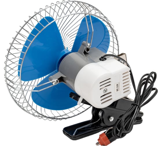 Вентилятор SKYWAY 8" 12V на клипсе S01901009
