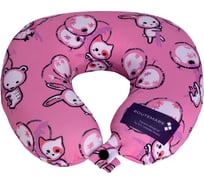 Подушка-мемо ROUTEMARK drowsy "белое и пушистое" с паттерном студии артемия лебедева Beloe-drowsy