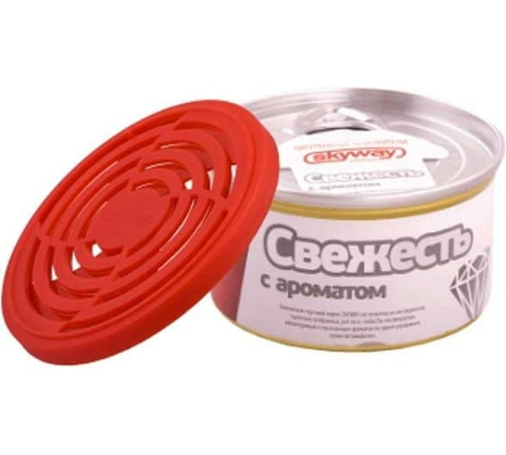 Ароматизатор на панель SKYWAY прессованное дерево, свежесть S03406006 1