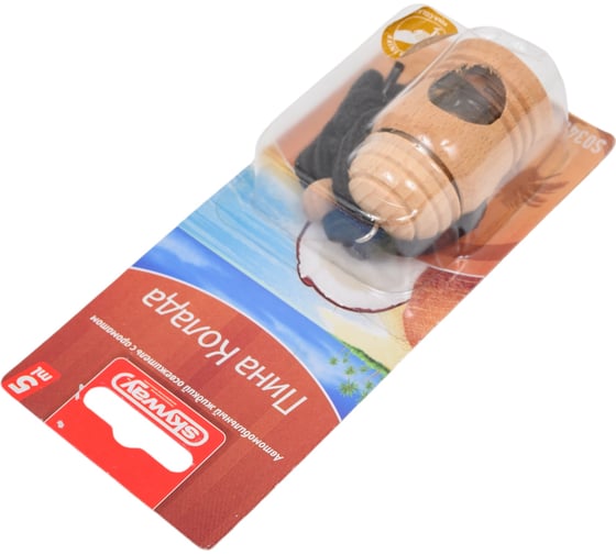 Подвесной ароматизатор бут. в дереве SKYWAY Breathe.series 5 мл пина колада S03401014