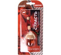 Подвесной ароматизатор - бутылочка с деревянной крышкой SKYWAY GRIBOK 6.5 мл страсть S03401046