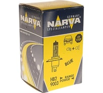 Автолампа HB2 P43t-38+50 RANGE POWER BLUE 12V Narva 486763000