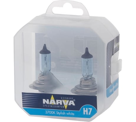 Автолампа H7 55 PX26d+50 RANGE POWER BLUE 2шт 12V Narva 486382100