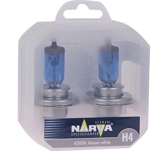 Автолампа NARVA H4 60/55 P43t-38 RANGE POWER WHITE 486802100