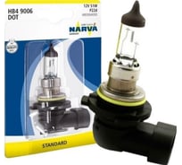 Автолампа NARVA HB4 9006 51 P22d блистер 12V 1 10 480064000