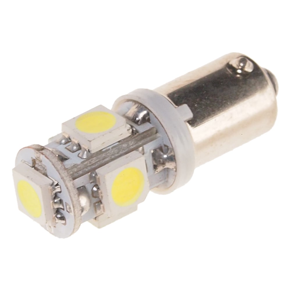 Автолампа с тестером MEGAPOWER T4W BA9s 5 SMD 5050 WHITE блистер 2 шт ...
