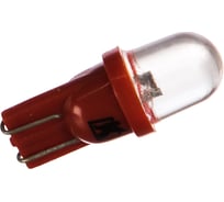 Светодиодная лампа KRAFT T10 W5W W2.1x9.5d 12v Red KT 700059