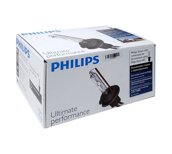 Набор ксенонового оборудования PHILIPS KIT-H1 6000K +2шт W5W 4000K BLUE VISION 12V 85810