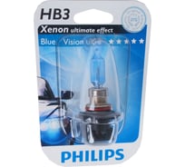 Автолампа PHILIPS HB3/9005 65 P20d BLUE VISION 9005BVB1