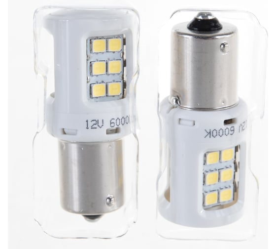 Автолампа PHILIPS P21W WHITE Ultinon LED 6000К 2шт 12V 11498ULWX2